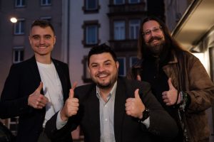 Bild von Lukas Küffner, Jesse Lehmann und Florian Betz (v.l.n.r)